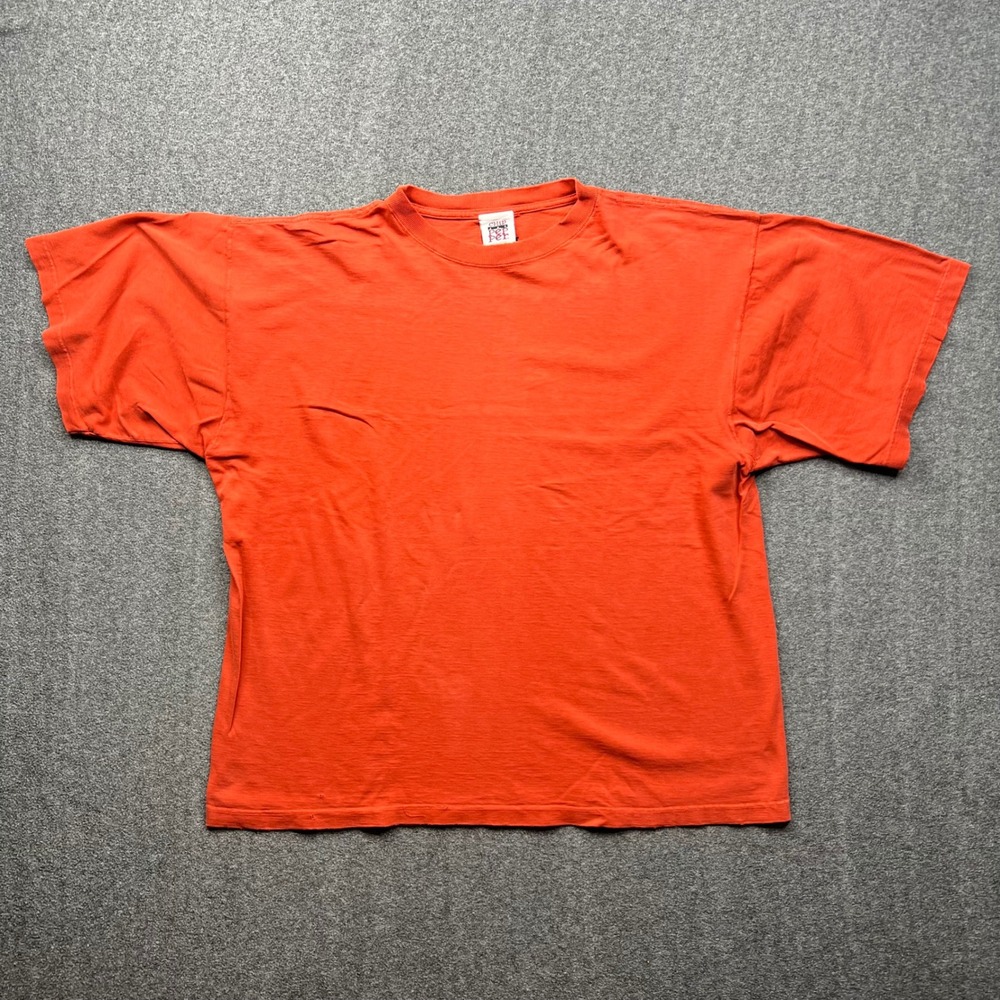Vintage Chip and Pepper‎ T-Shirt Mens XL Orange 90s Stitch Cotton Logo